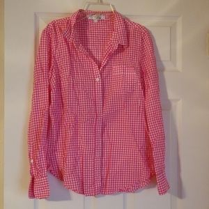 Checkered button down